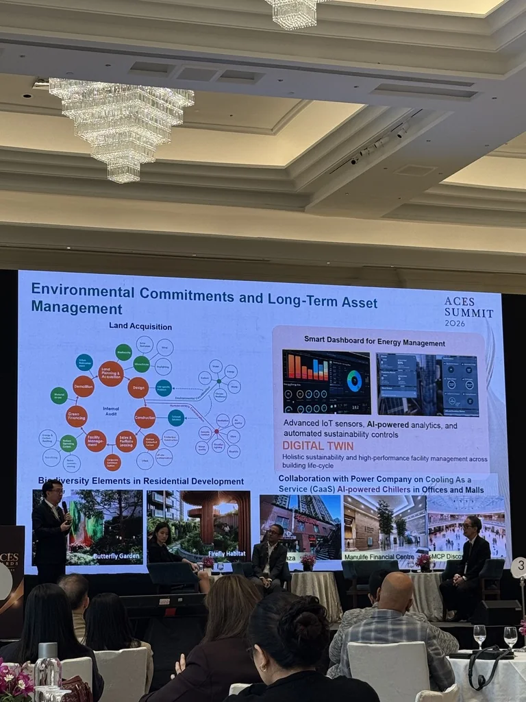 A panel at the ACES Summit 2026 on AI-powered energy dashboards and digital twins