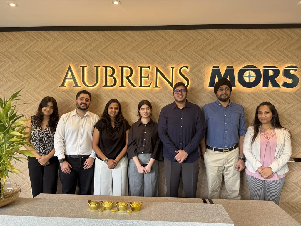 The Aiwalay founder with the MORS Group and Aubrens team at their office in Kuala Lumpur